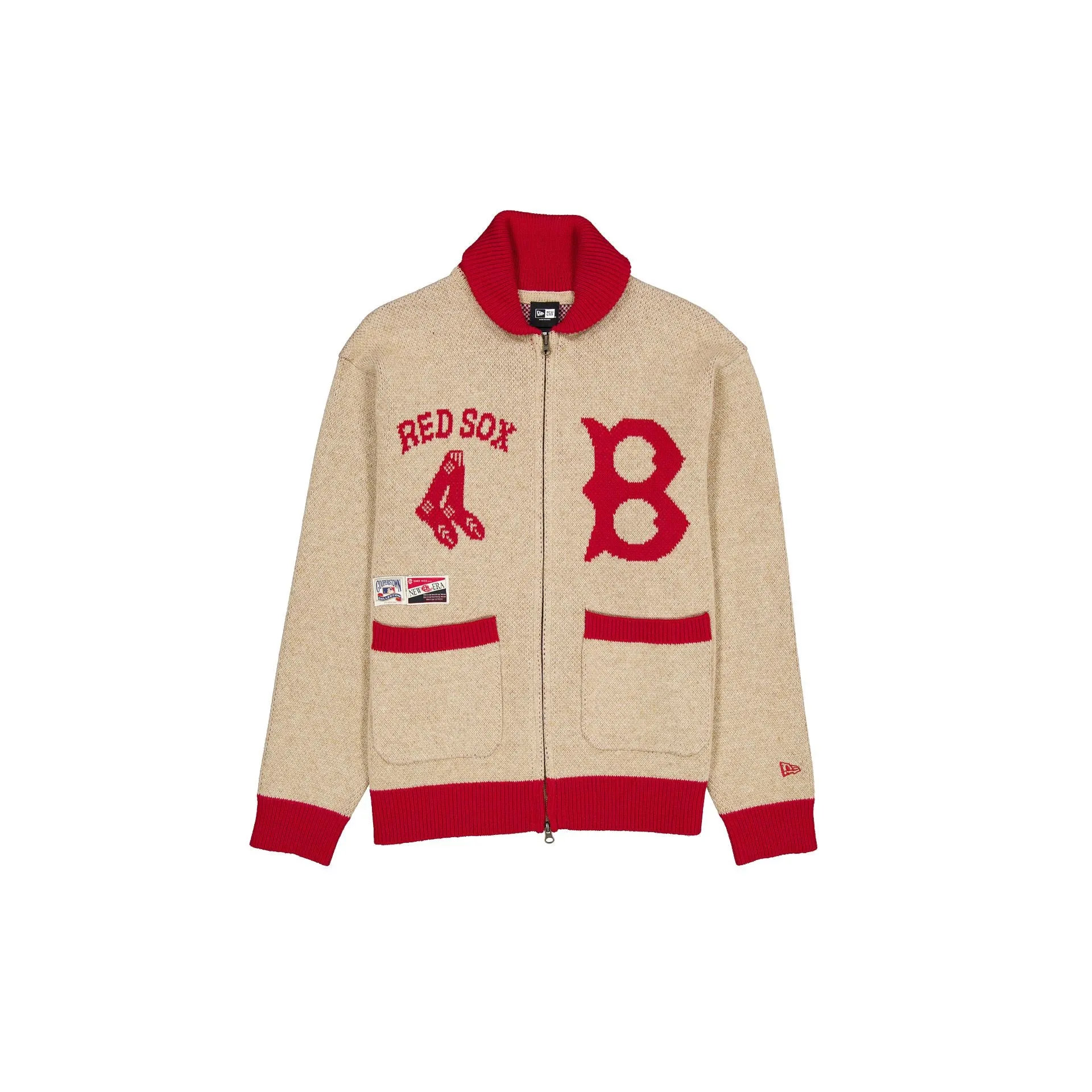 Boston Red Sox Field of Rye Cowichan Cardigan sold by New Era
