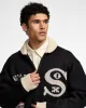 New York Yankees Heather Gray Cowichan Cardigan sold by New Era