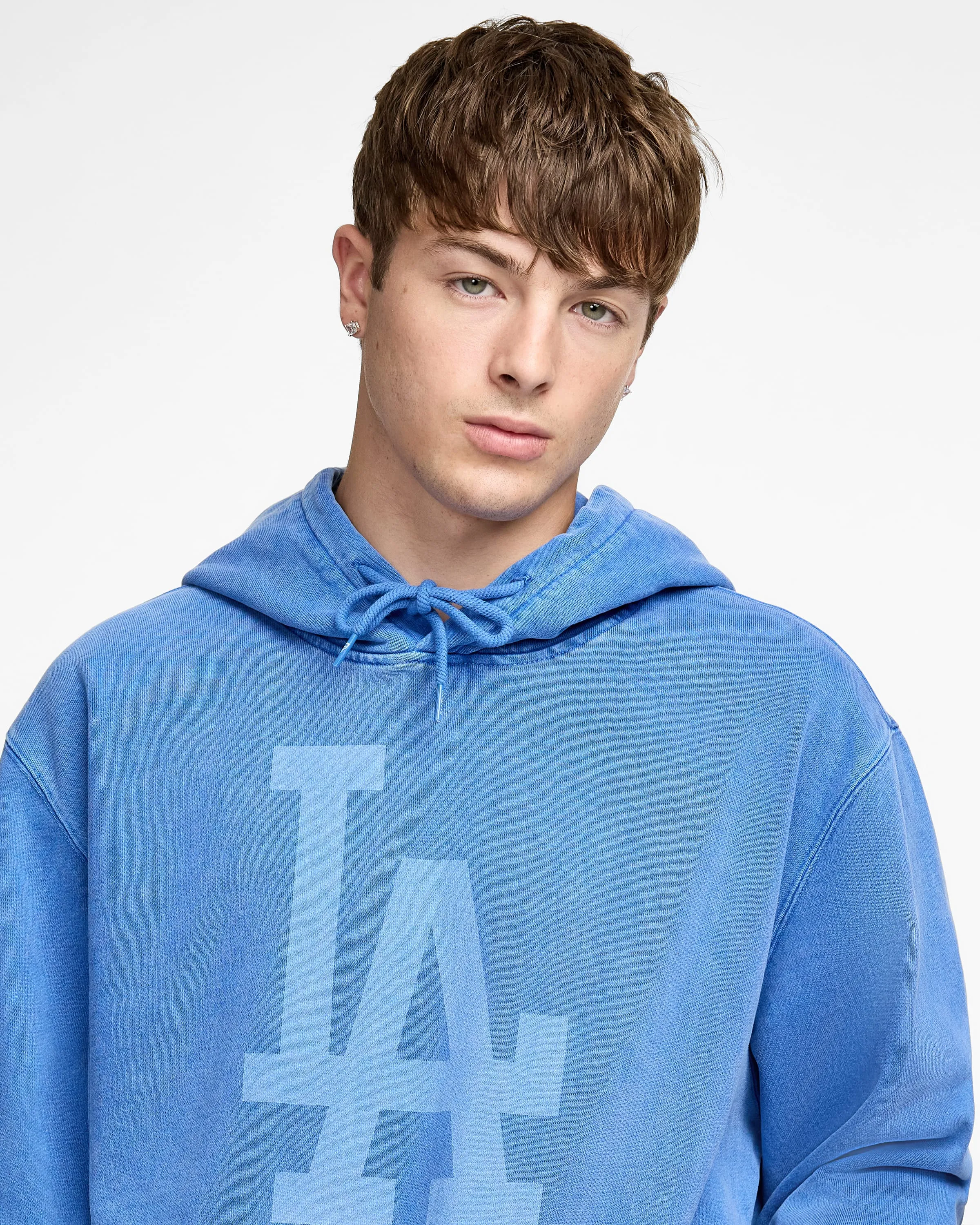 Los Angeles Dodgers Pigment Logo Blue Quartz Hoodie sold by New Era