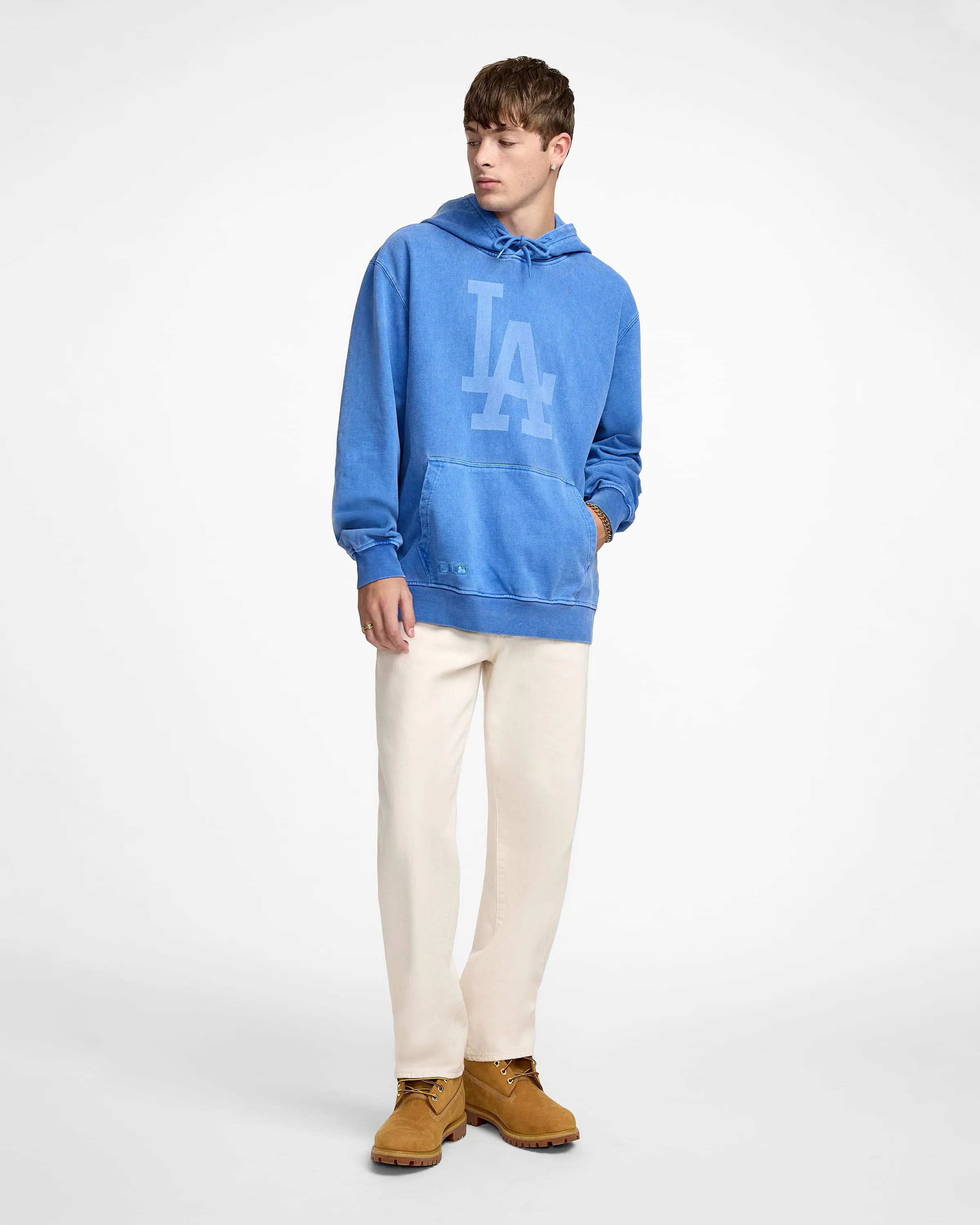 Los Angeles Dodgers Pigment Logo Blue Quartz Hoodie sold by New Era product image thumbnail 5