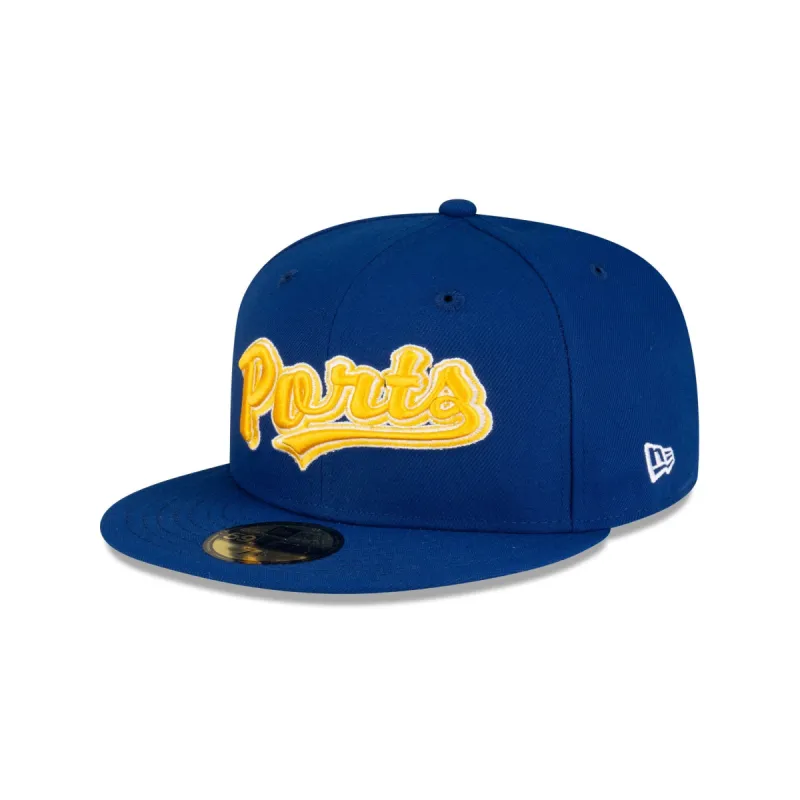Stockton Ports Royal Blue 59FIFTY Fitted Hat sold by New Era