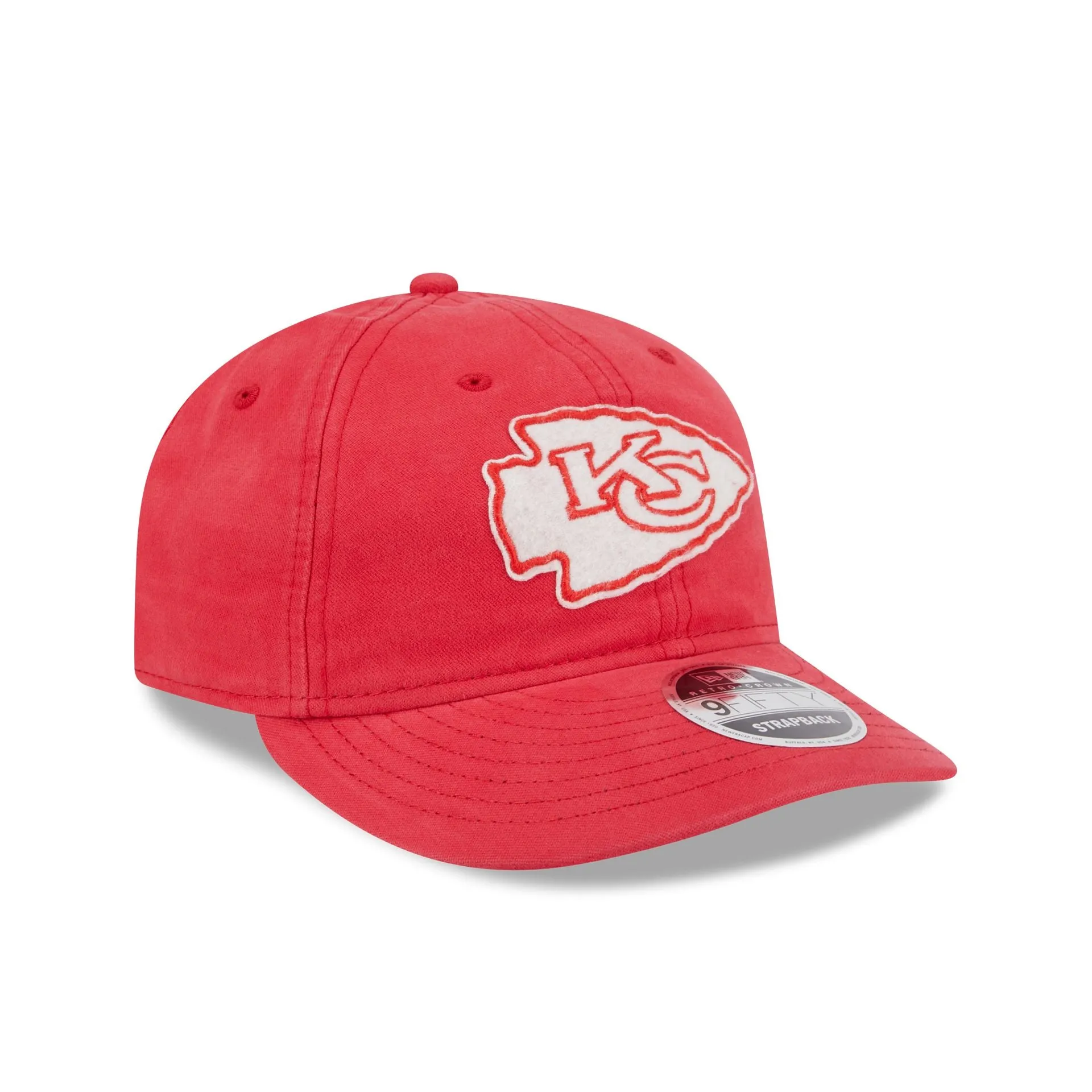 Kansas City Chiefs Canvas Felt Retro Crown 9FIFTY Adjustable Hat sold by New Era product image thumbnail 3
