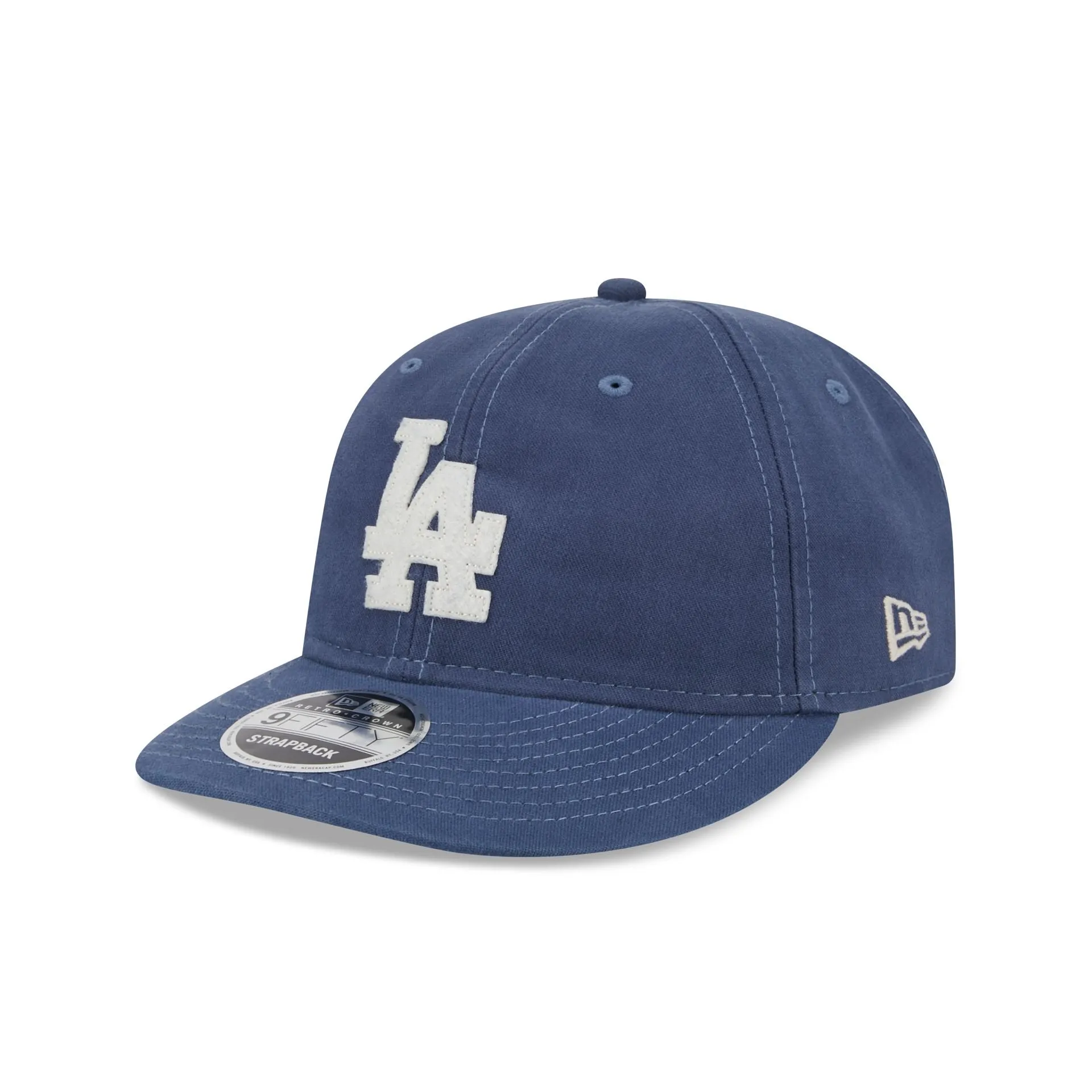 Los Angeles Dodgers Canvas Felt Retro Crown 9FIFTY Adjustable Hat sold by New Era