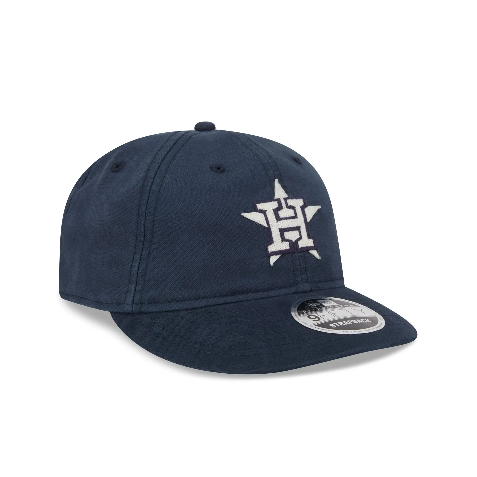 Houston Astros Canvas Felt Retro Crown 9FIFTY Adjustable Hat sold by New Era product image thumbnail 3