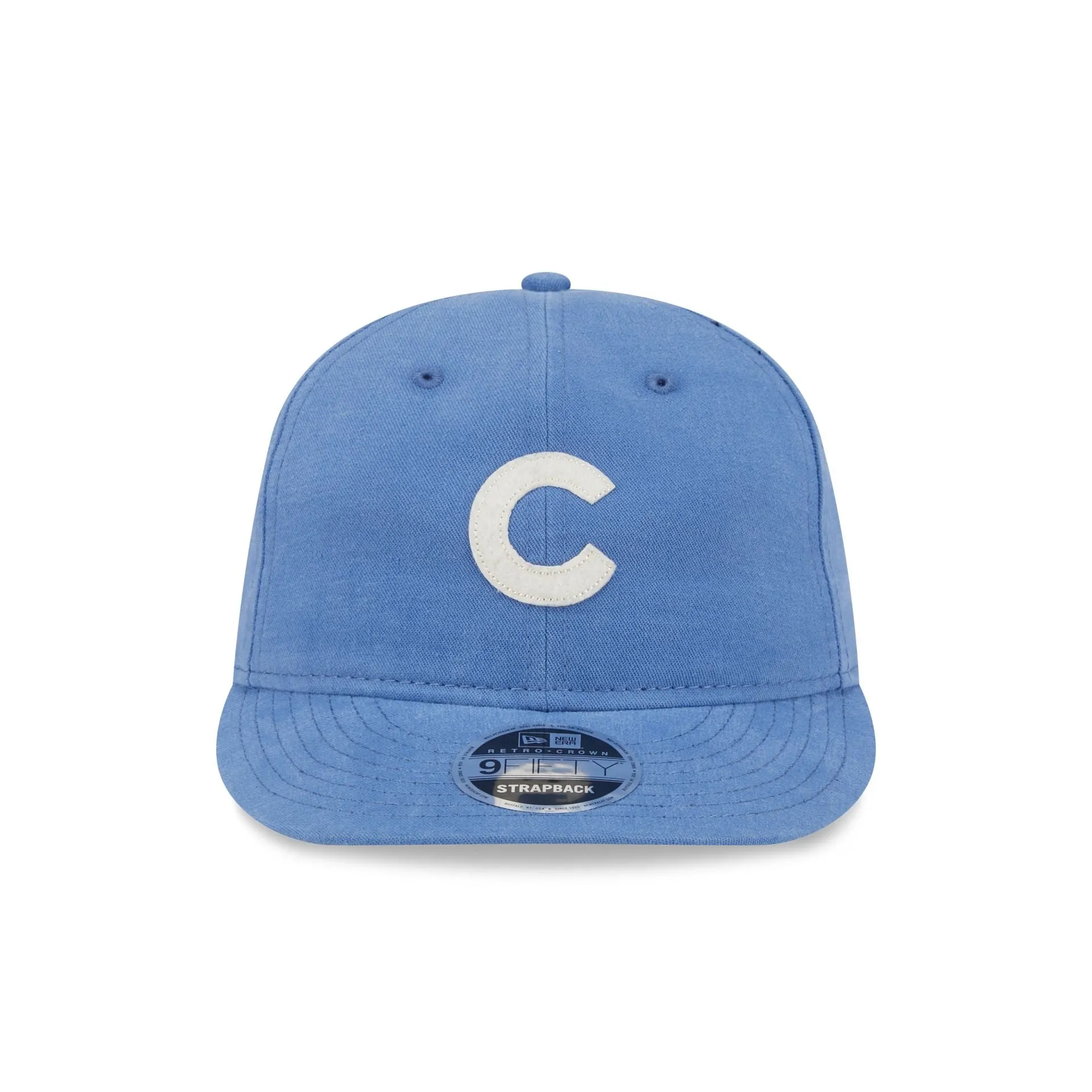 Chicago Cubs Canvas Felt Retro Crown 9FIFTY Adjustable Hat sold by New Era product image thumbnail 2
