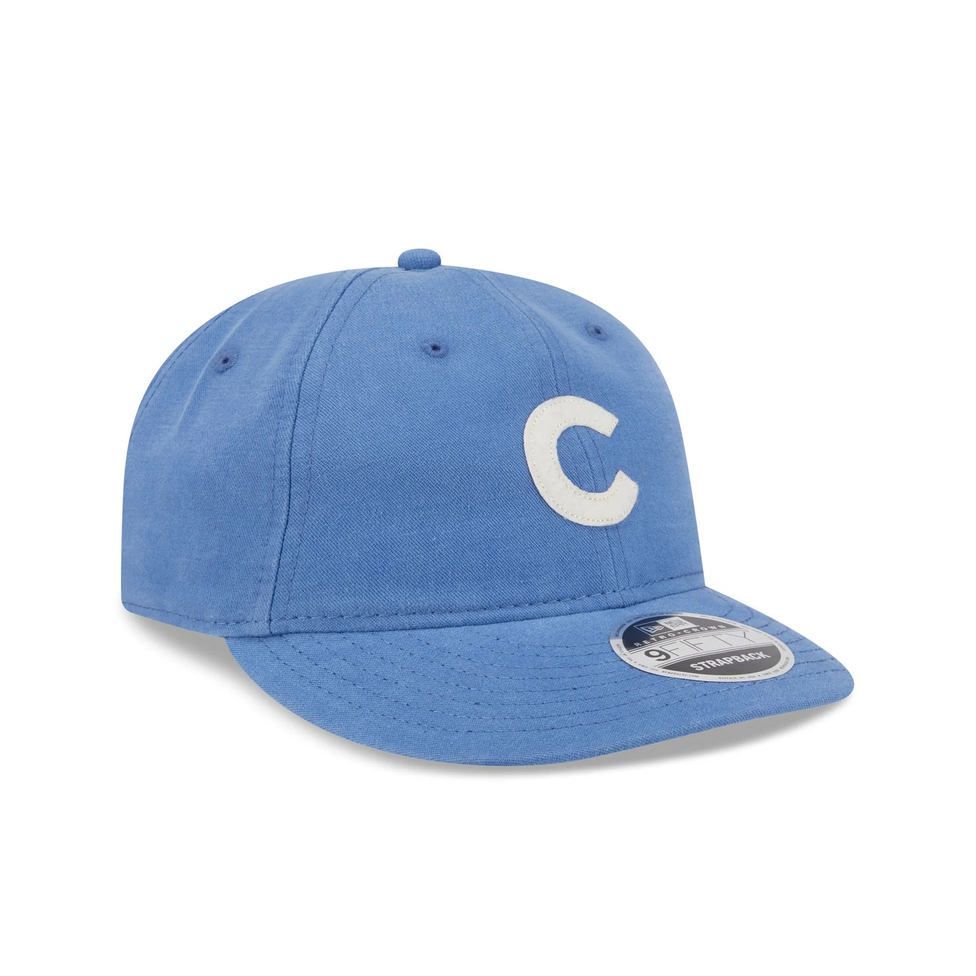 Chicago Cubs Canvas Felt Retro Crown 9FIFTY Adjustable Hat sold by New Era product image thumbnail 3