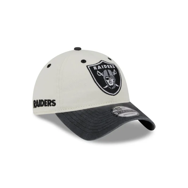 Las Vegas Raiders Classic Sidescript 9TWENTY Adjustable Hat sold by New Era