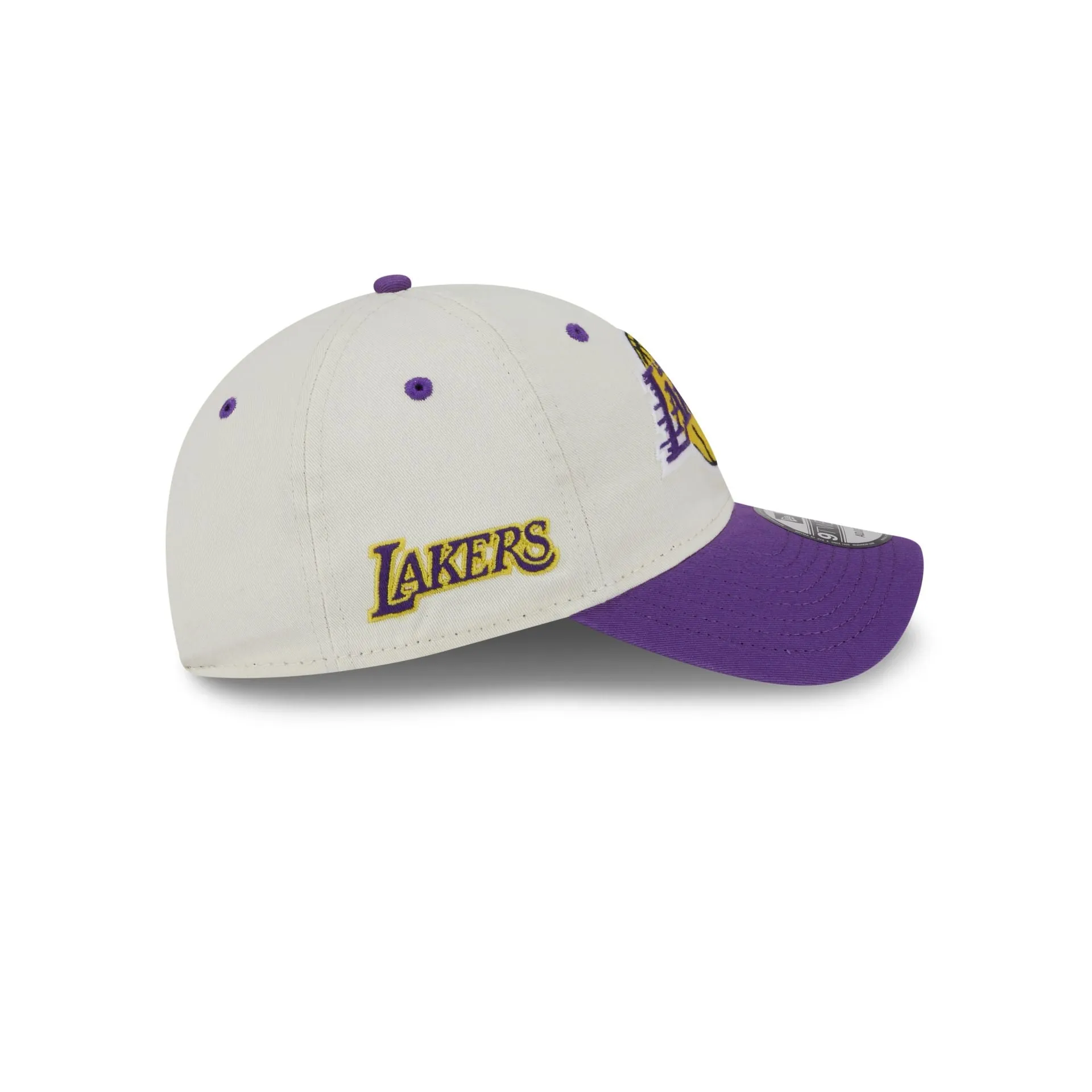 Los Angeles Lakers Classic Sidescript 9TWENTY Adjustable Hat sold by New Era product image thumbnail 4