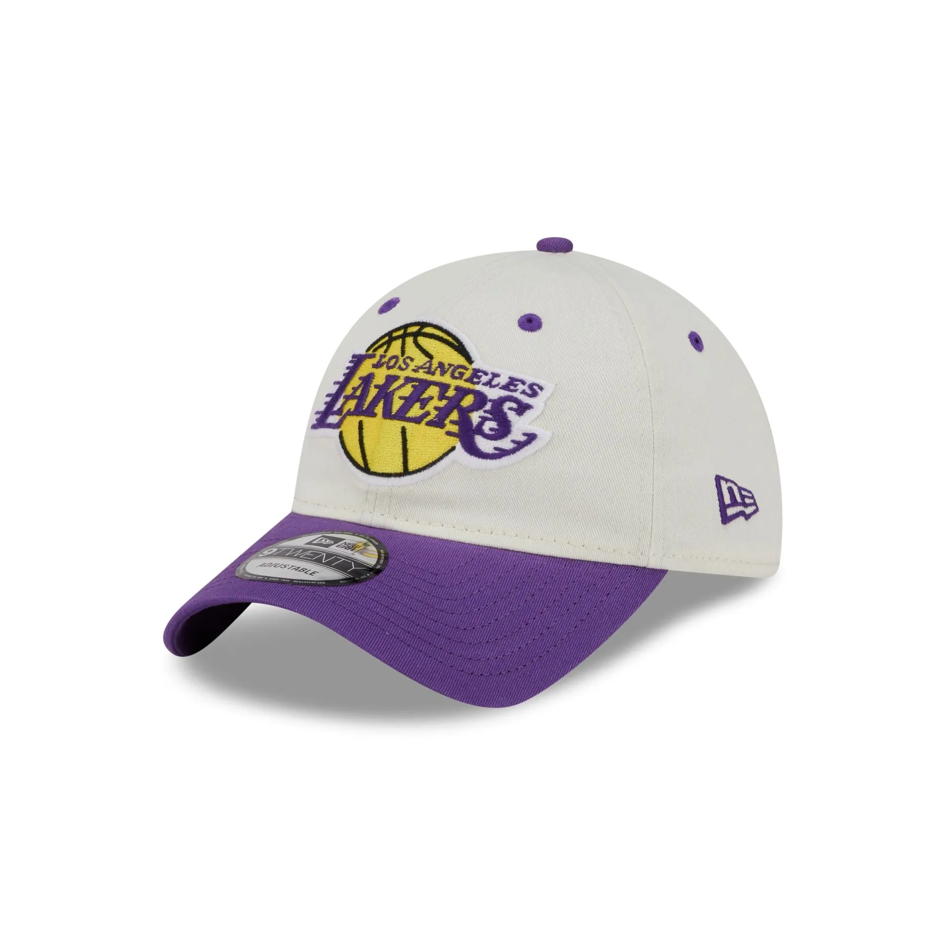 Los Angeles Lakers Classic Sidescript 9TWENTY Adjustable Hat sold by New Era product image thumbnail 3