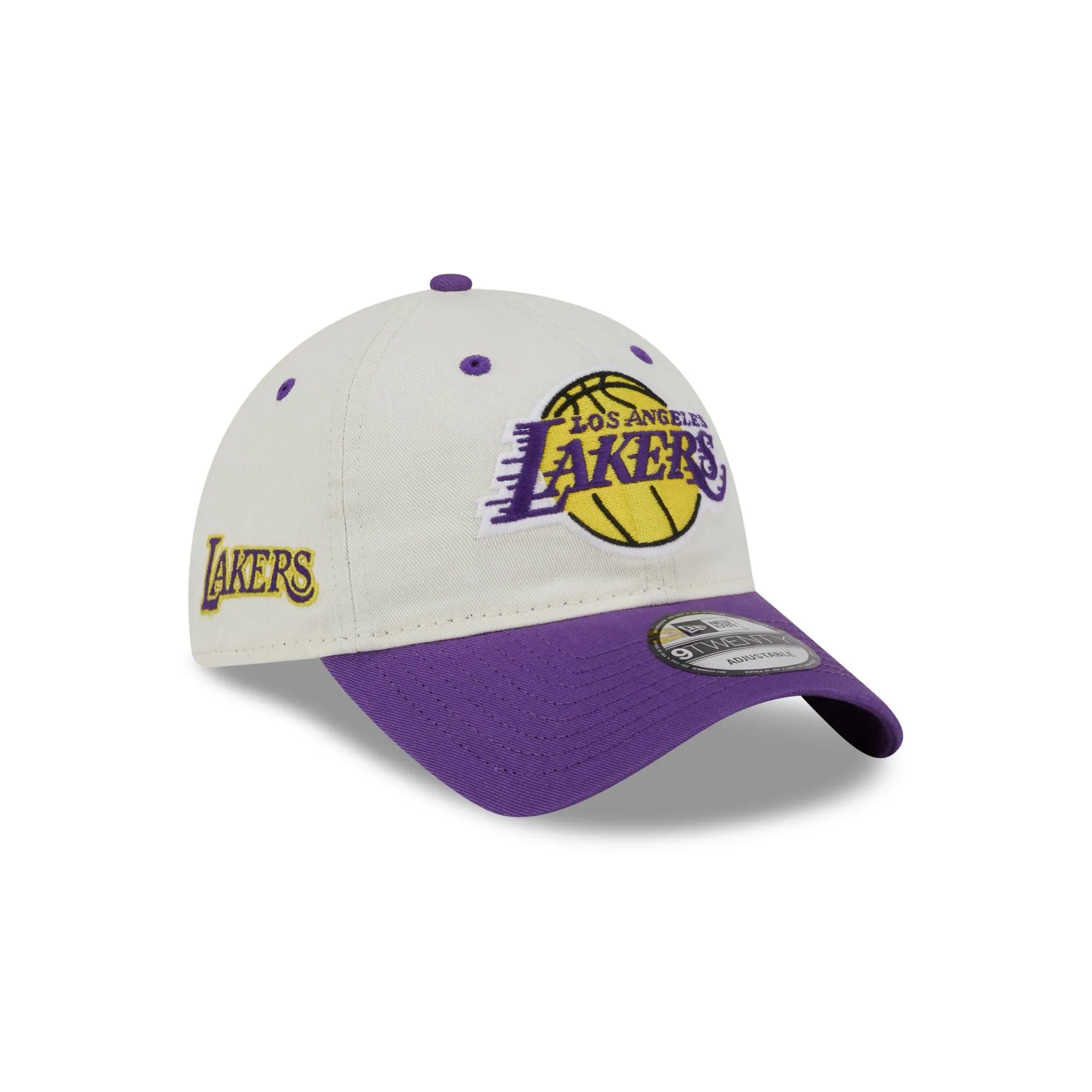 Los Angeles Lakers Classic Sidescript 9TWENTY Adjustable Hat sold by New Era