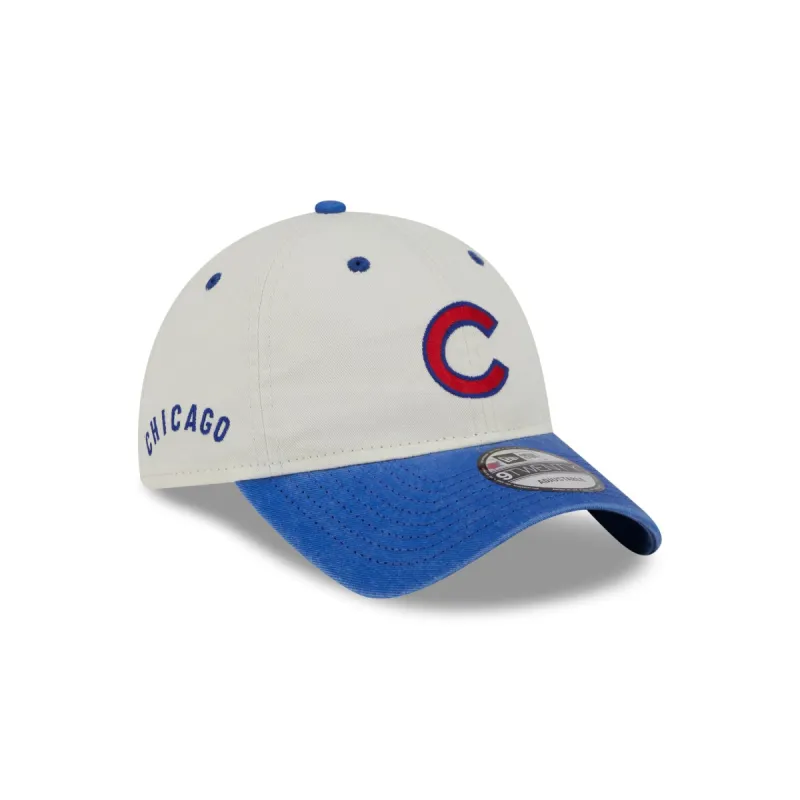 Chicago Cubs Classic Sidescript 9TWENTY Adjustable Hat sold by New Era