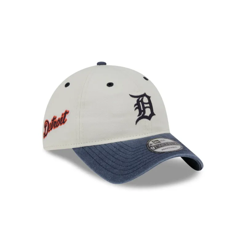 Detroit Tigers Classic Sidescript 9TWENTY Adjustable Hat sold by New Era