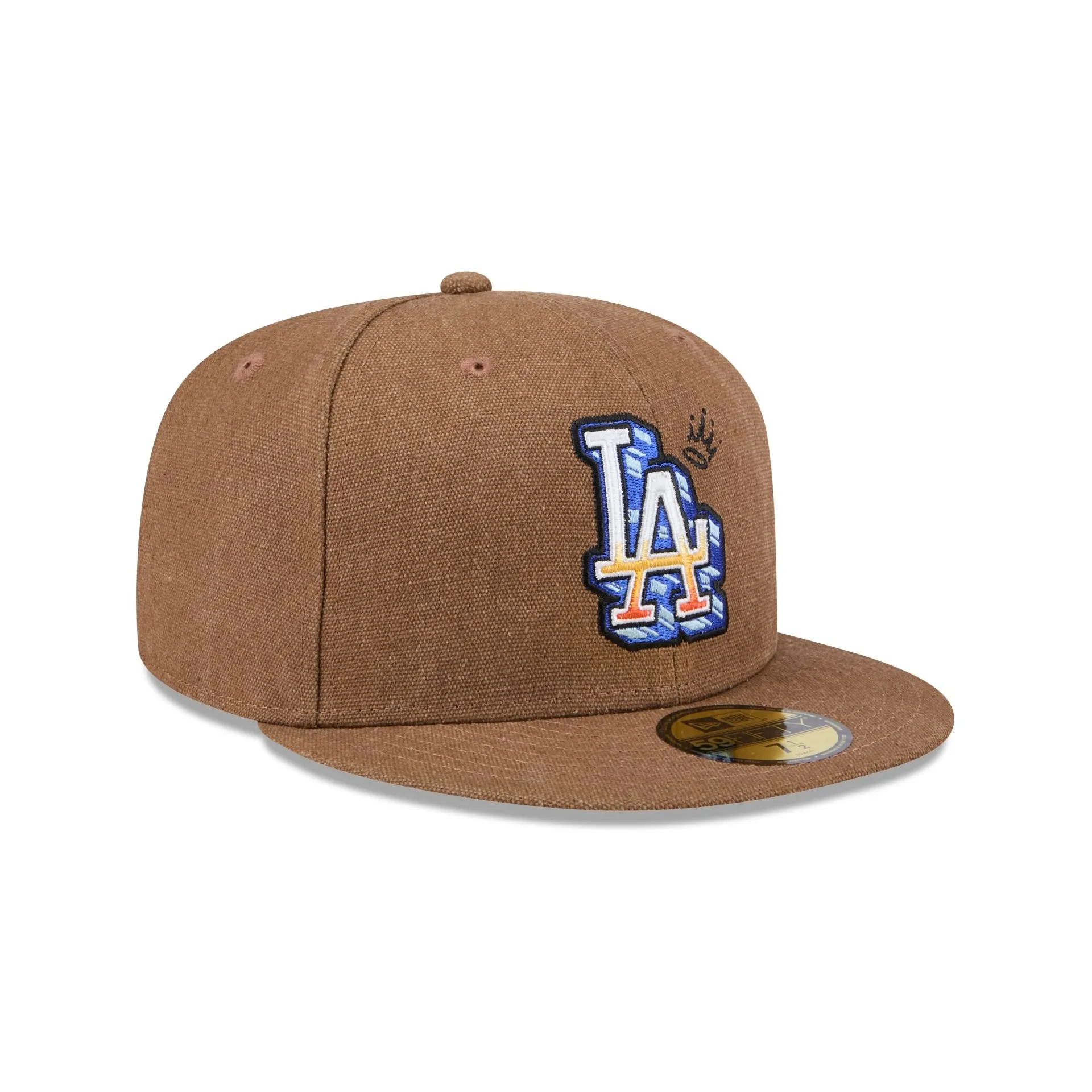 Los Angeles Dodgers Logo Scribble 59FIFTY Fitted Hat sold by New Era product image thumbnail 3