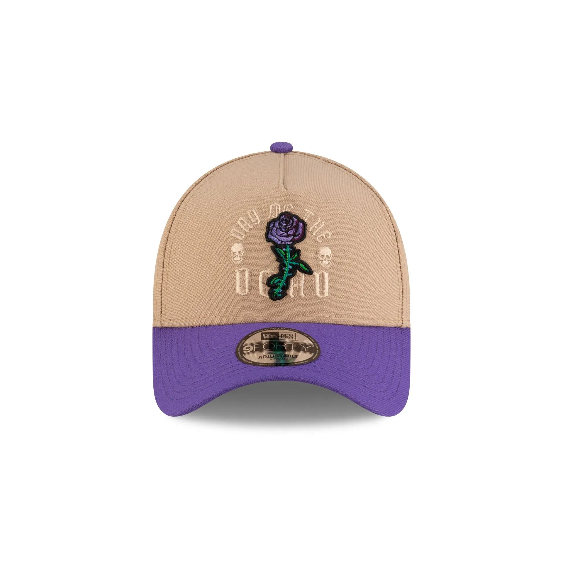 New Era Cap Day of the Dead Purple Rose 9FORTY A-Frame Snapback Hat sold by New Era product image thumbnail 2