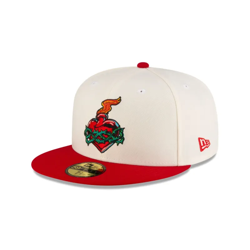 New Era Cap Day of the Dead Sacred Heart 59FIFTY Fitted Hat sold by New Era
