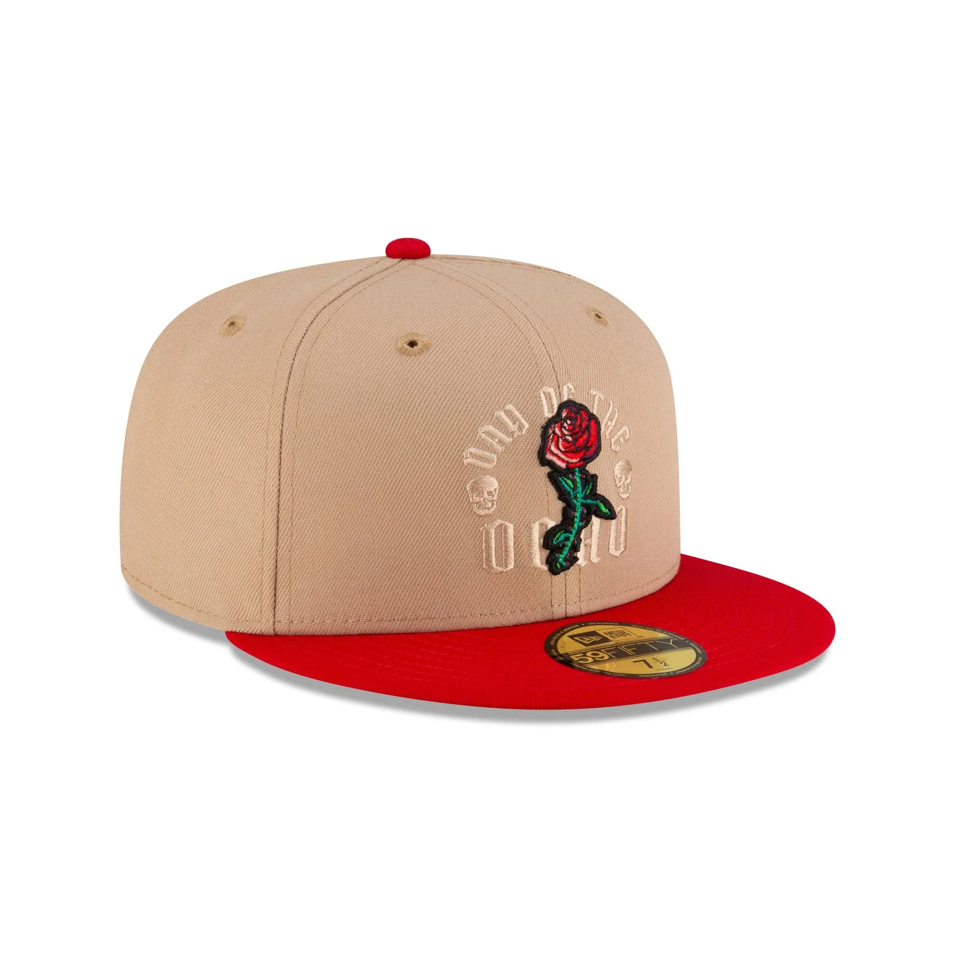 New Era Cap Day of the Dead Red Rose 59FIFTY Fitted Hat sold by New Era product image thumbnail 3