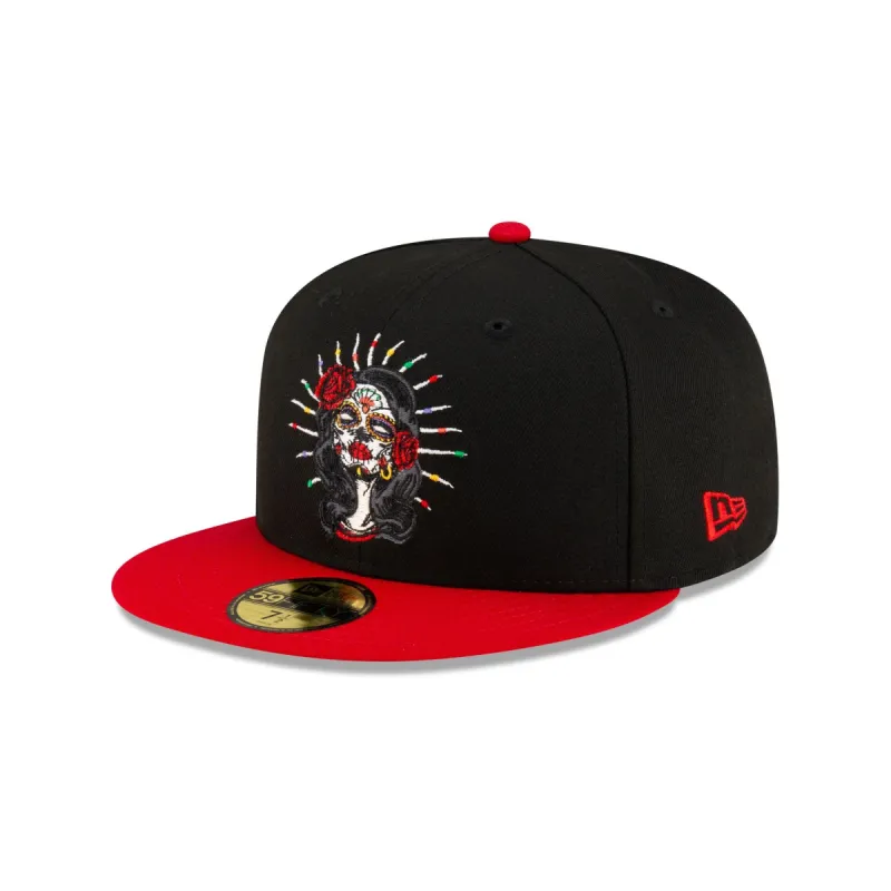 New Era Cap Day of the Dead Sacred Woman 59FIFTY Fitted Hat sold by New Era