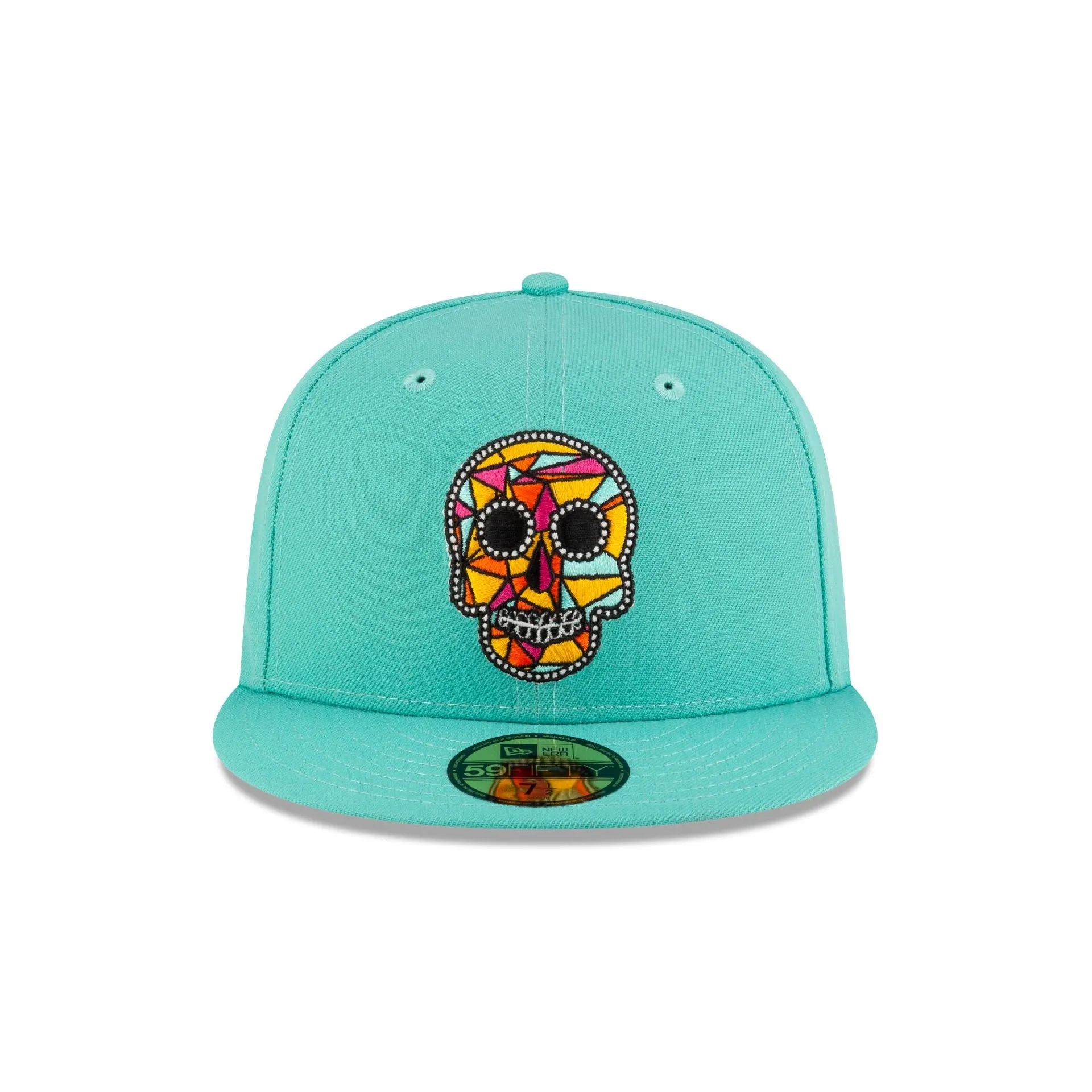 New Era Cap Day of the Dead Fractal Skull 59FIFTY Fitted Hat sold by New Era product image thumbnail 2