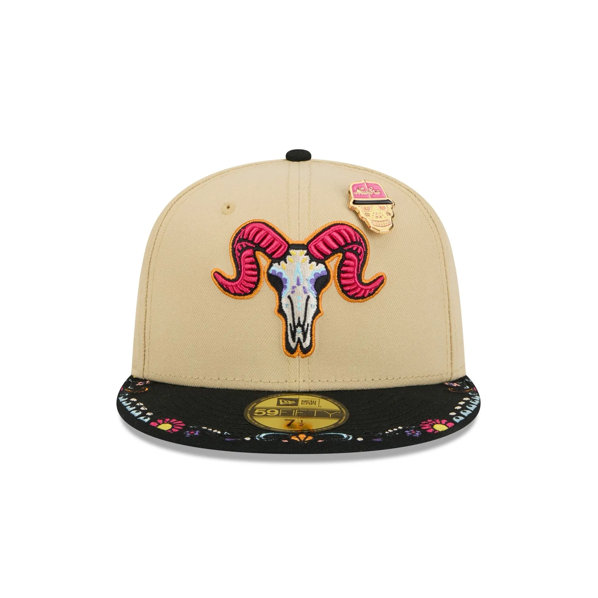 Hartford Yard Goats Skull Pin 59FIFTY Fitted Hat sold by New Era product image thumbnail 2