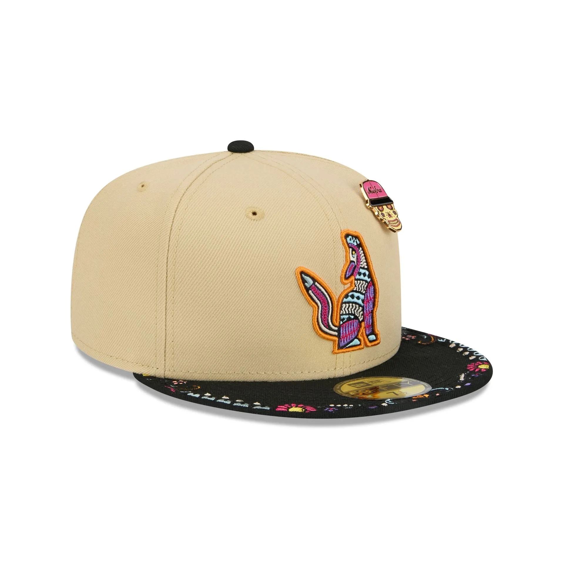 Hillsboro Hops Skull Pin 59FIFTY Fitted Hat sold by New Era product image thumbnail 3