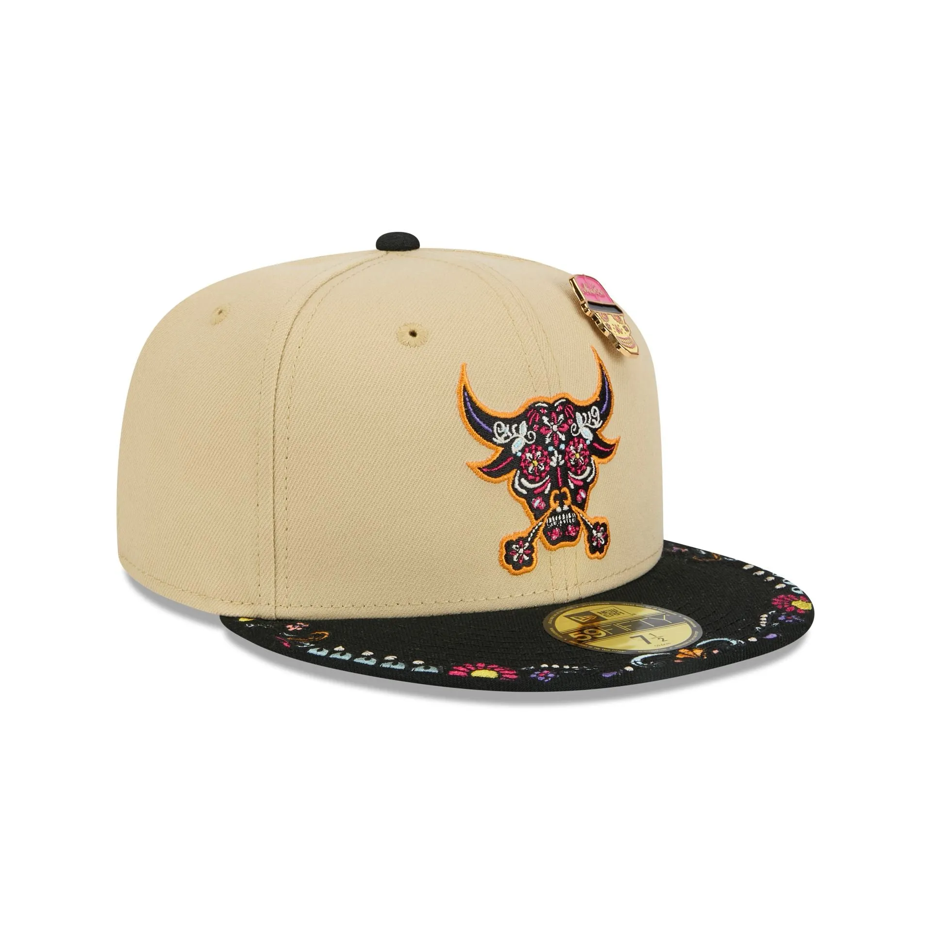 Durham Bulls Skull Pin 59FIFTY Fitted Hat sold by New Era product image thumbnail 3