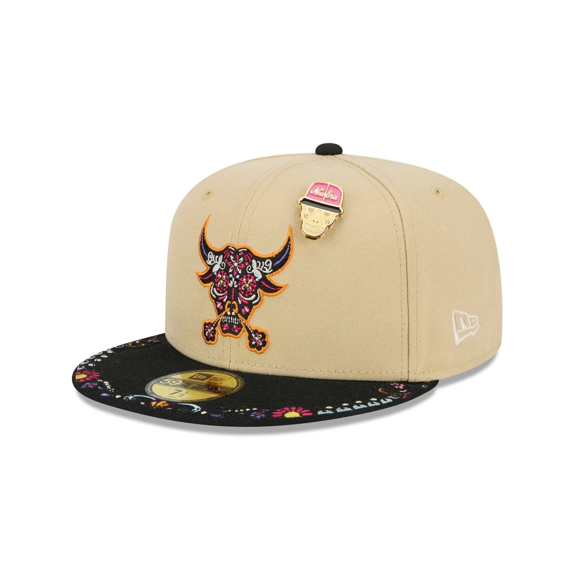 Durham Bulls Skull Pin 59FIFTY Fitted Hat sold by New Era