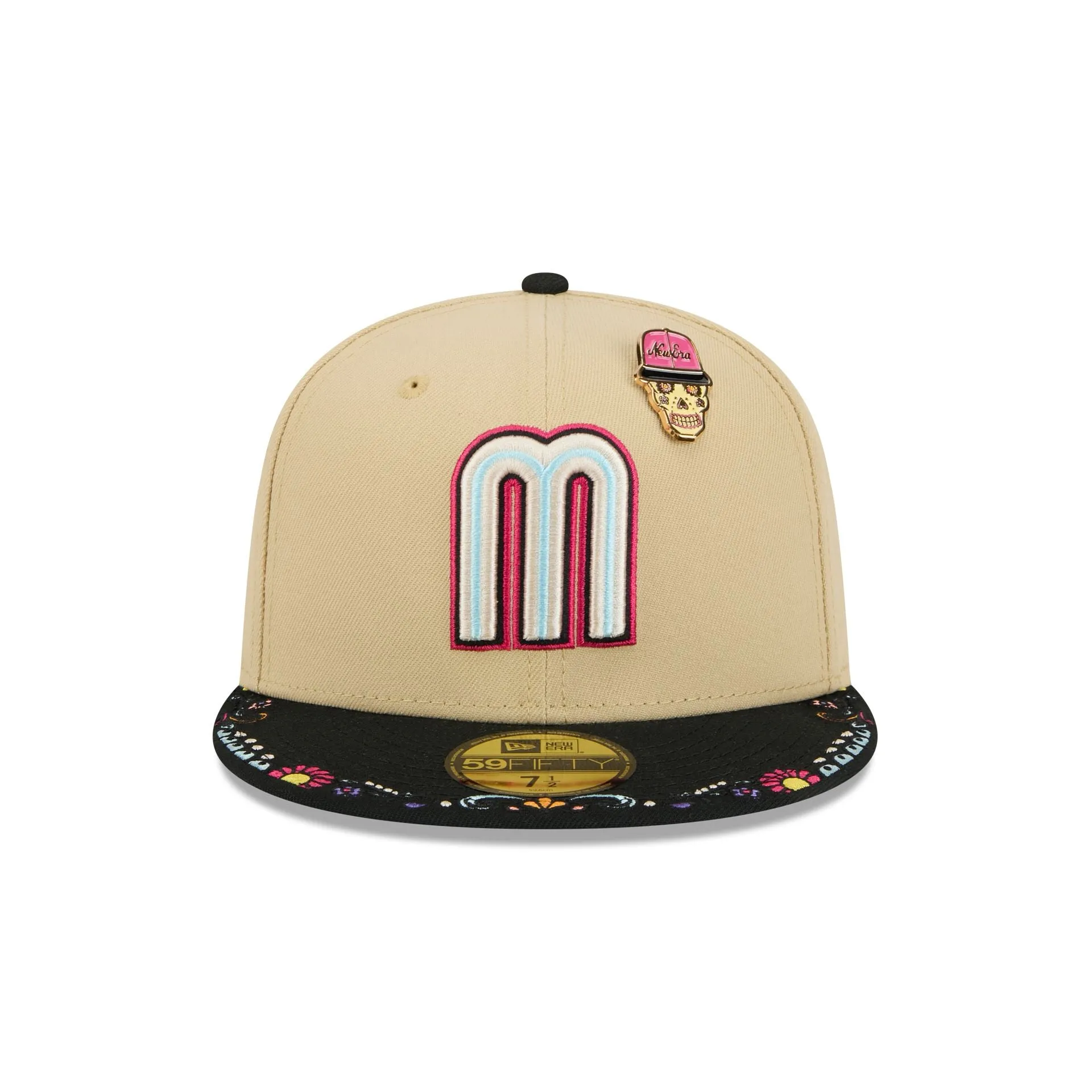 Mexico World Baseball Classic Skull Pin 59FIFTY Fitted Hat sold by New Era product image thumbnail 2