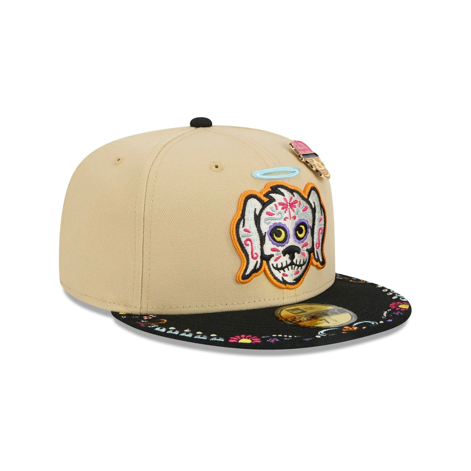 Charleston RiverDogs Skull Pin 59FIFTY Fitted Hat sold by New Era product image thumbnail 3