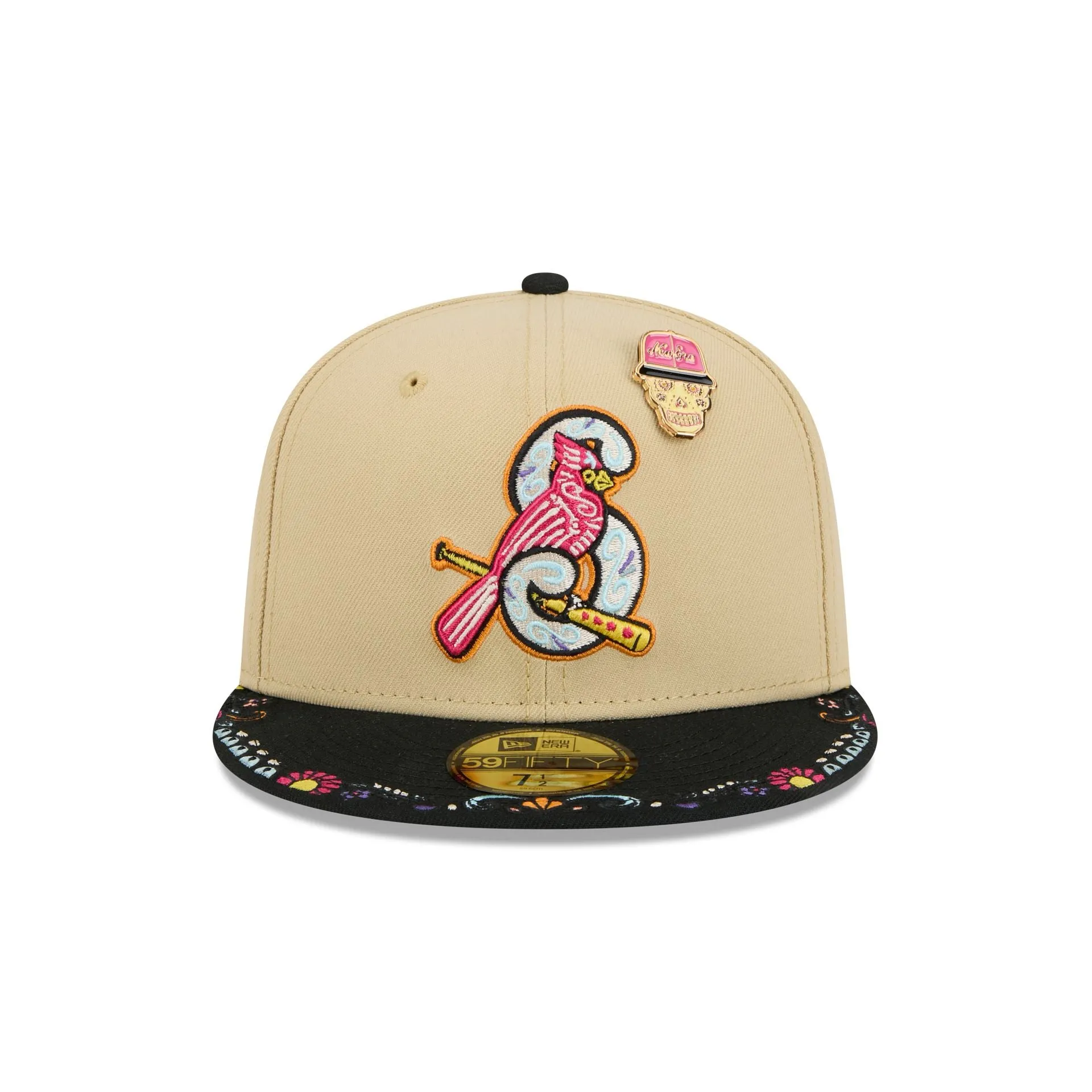 Springfield Cardinals Skull Pin 59FIFTY Fitted Hat sold by New Era product image thumbnail 2