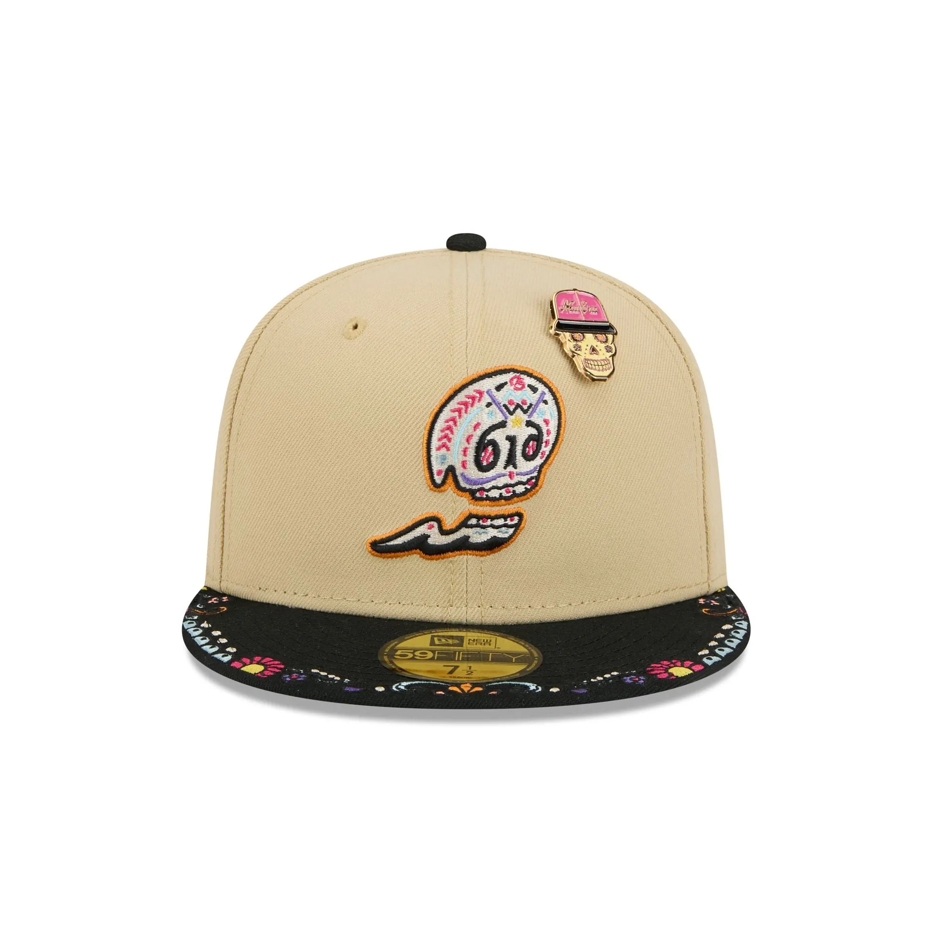 West Michigan Whitecaps Skull Pin 59FIFTY Fitted Hat sold by New Era product image thumbnail 2