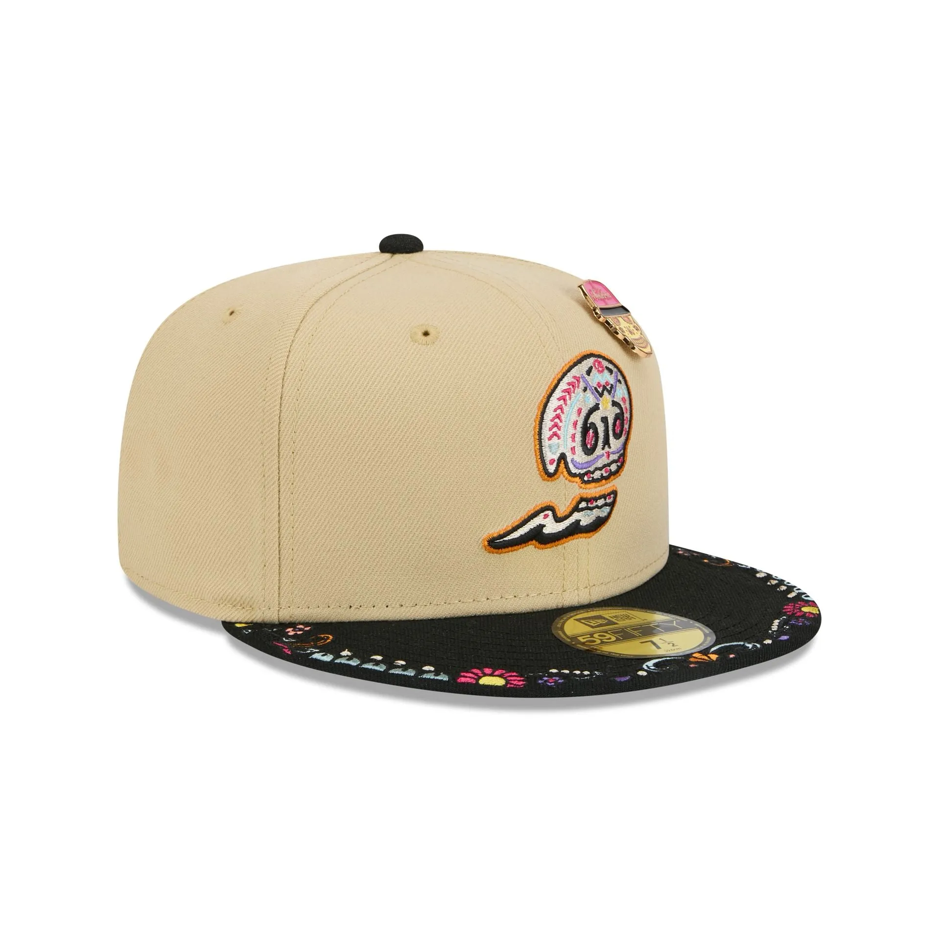 West Michigan Whitecaps Skull Pin 59FIFTY Fitted Hat sold by New Era product image thumbnail 3