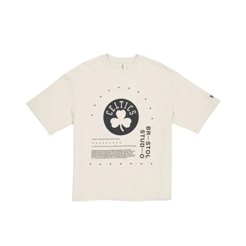 Bristol x Boston Celtics Stone T-Shirt sold by New Era