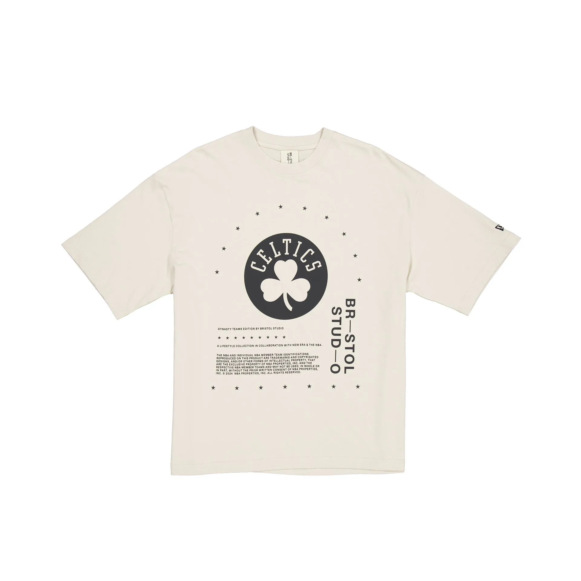 Bristol x Boston Celtics Stone T-Shirt sold by New Era