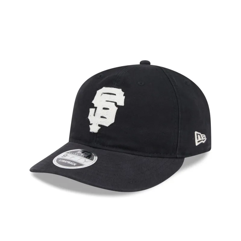 San Francisco Giants Canvas Felt Retro Crown 9FIFTY Adjustable Hat sold by New Era