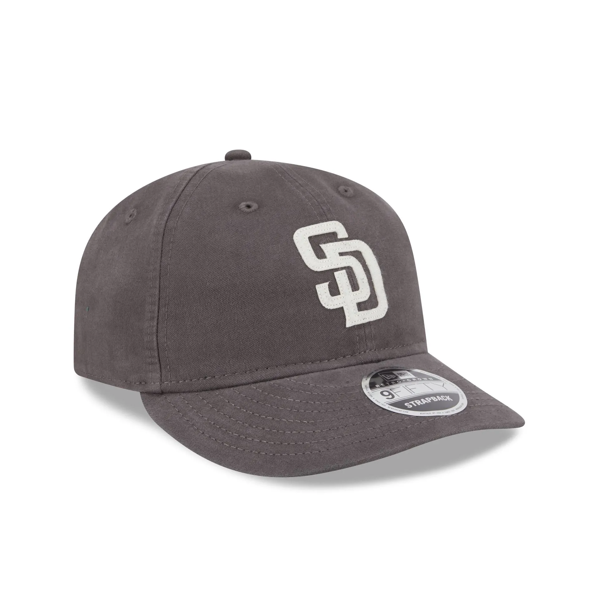 San Diego Padres Canvas Felt Retro Crown 9FIFTY Adjustable Hat sold by New Era product image thumbnail 3