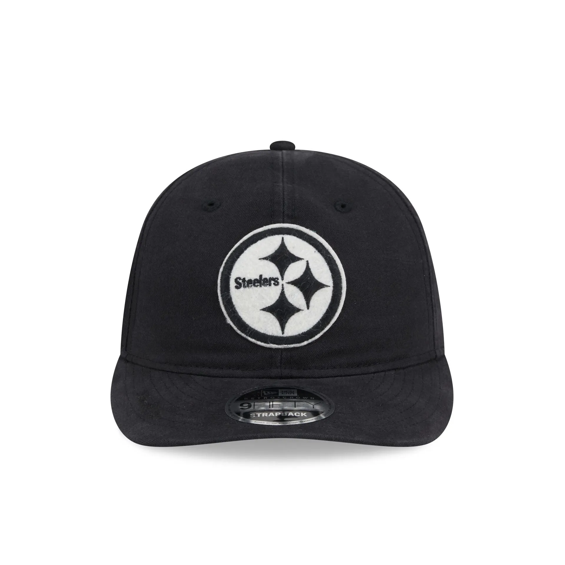 Pittsburgh Steelers Canvas Felt Retro Crown 9FIFTY Adjustable Hat sold by New Era product image thumbnail 2