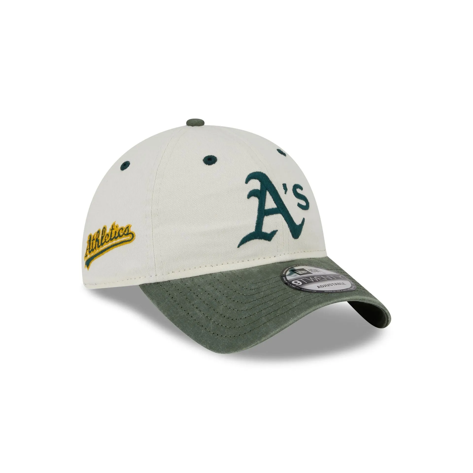Oakland Athletics Classic Sidescript 9TWENTY Adjustable Hat sold by New Era