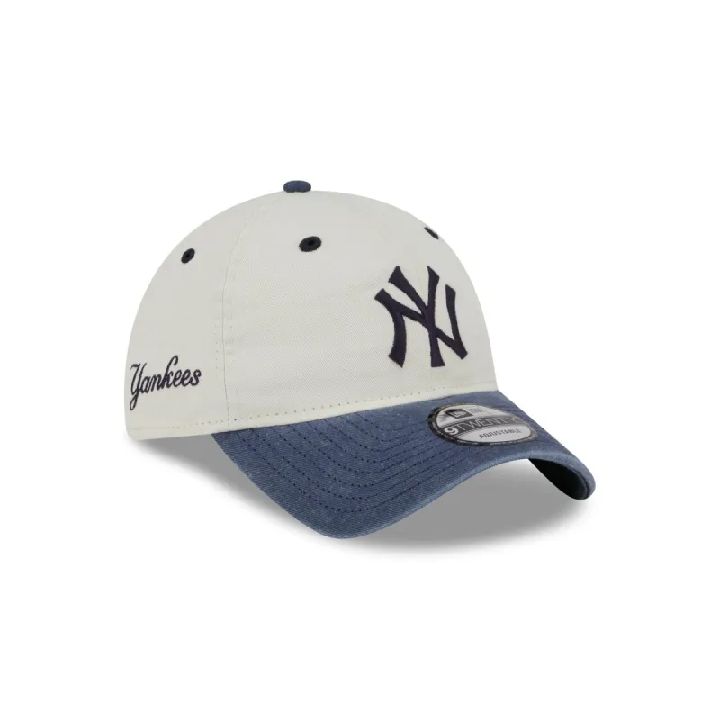 New York Yankees Classic Sidescript 9TWENTY Adjustable Hat sold by New Era