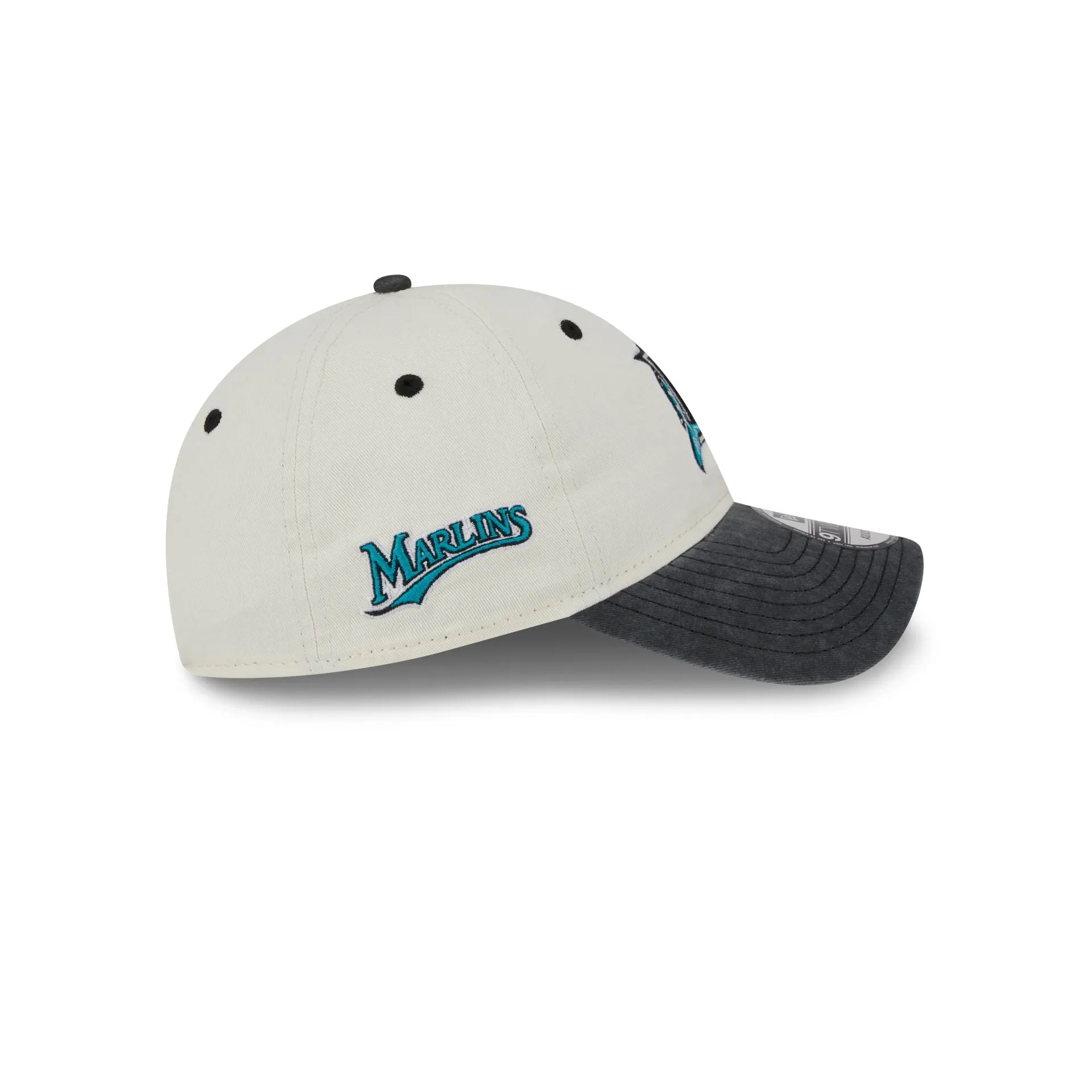 Miami Marlins Classic Sidescript 9TWENTY Adjustable Hat sold by New Era product image thumbnail 4