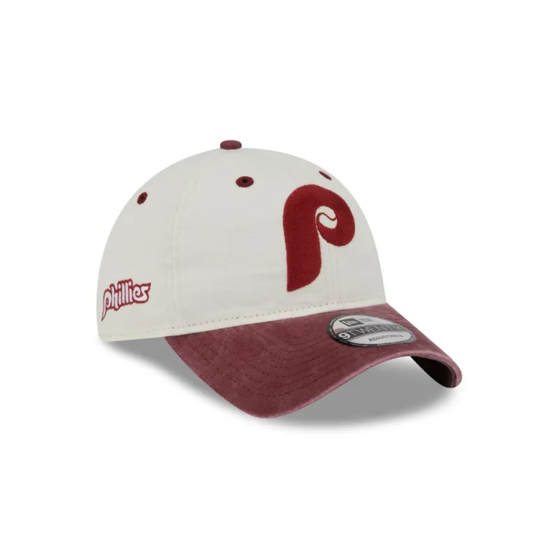 Philadelphia Phillies Classic Sidescript 9TWENTY Adjustable Hat sold by New Era