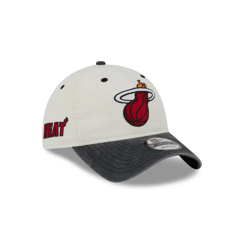 Miami Heat Classic Sidescript 9TWENTY Adjustable Hat sold by New Era