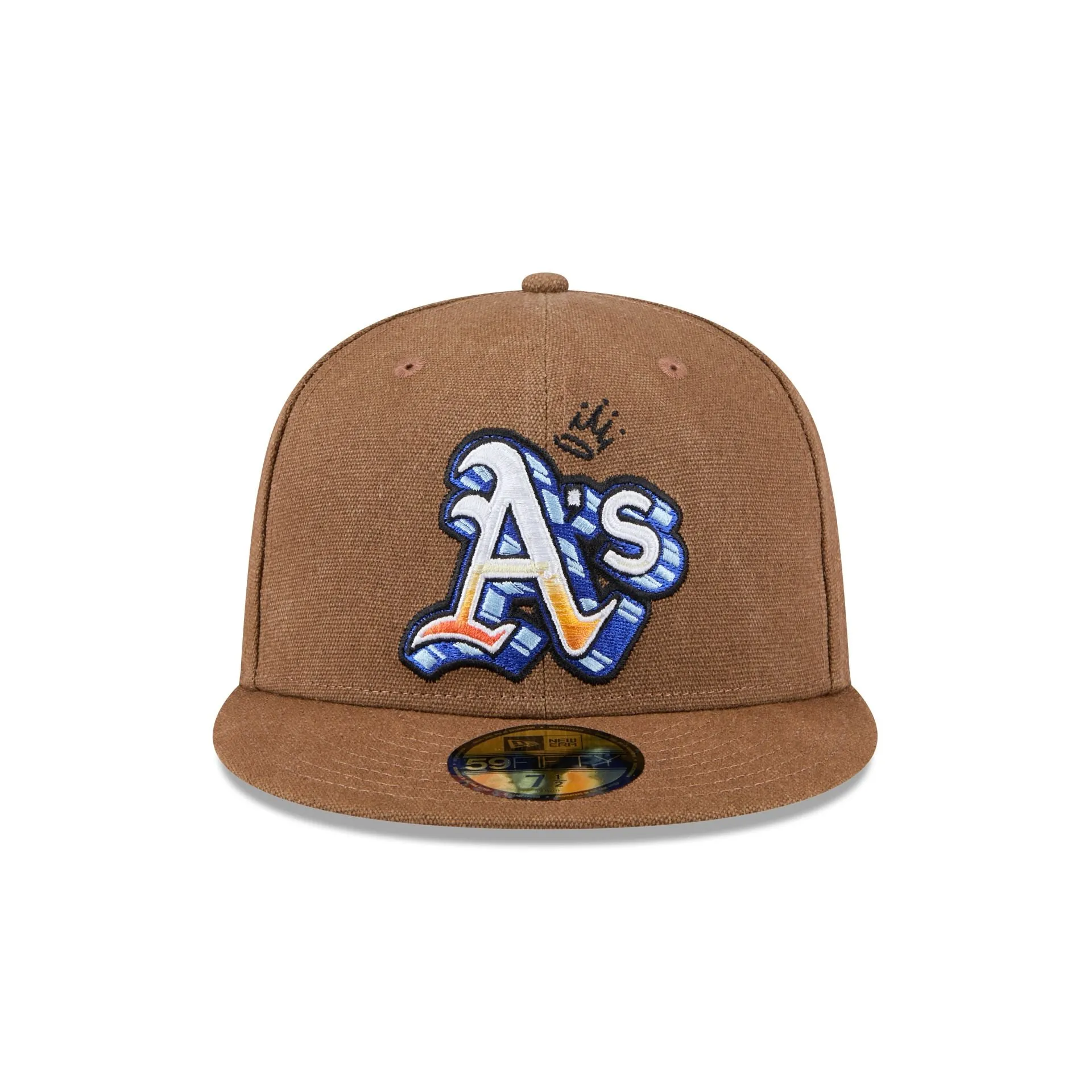 Oakland Athletics Logo Scribble 59FIFTY Fitted Hat sold by New Era product image thumbnail 2