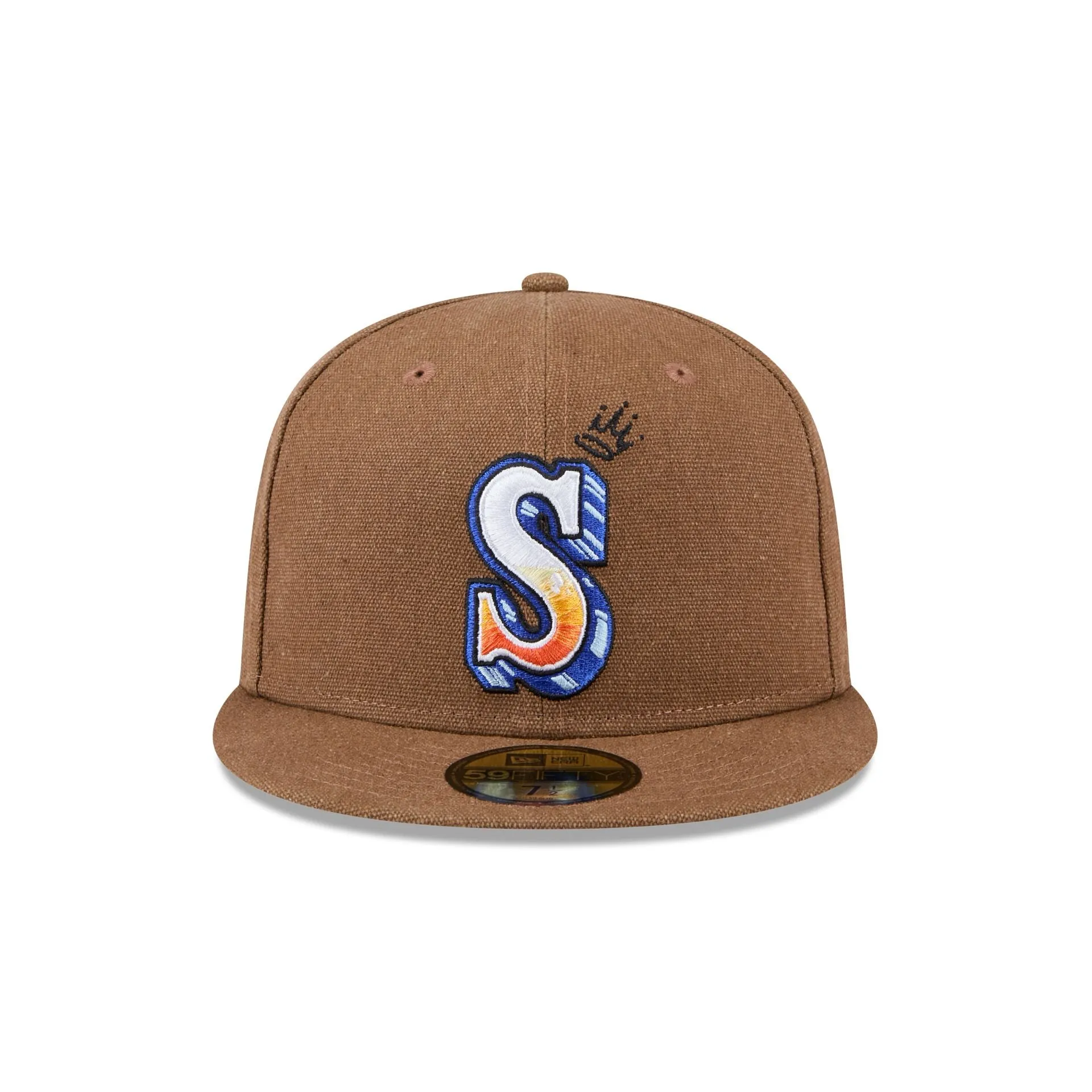 Seattle Mariners Logo Scribble 59FIFTY Fitted Hat sold by New Era product image thumbnail 2