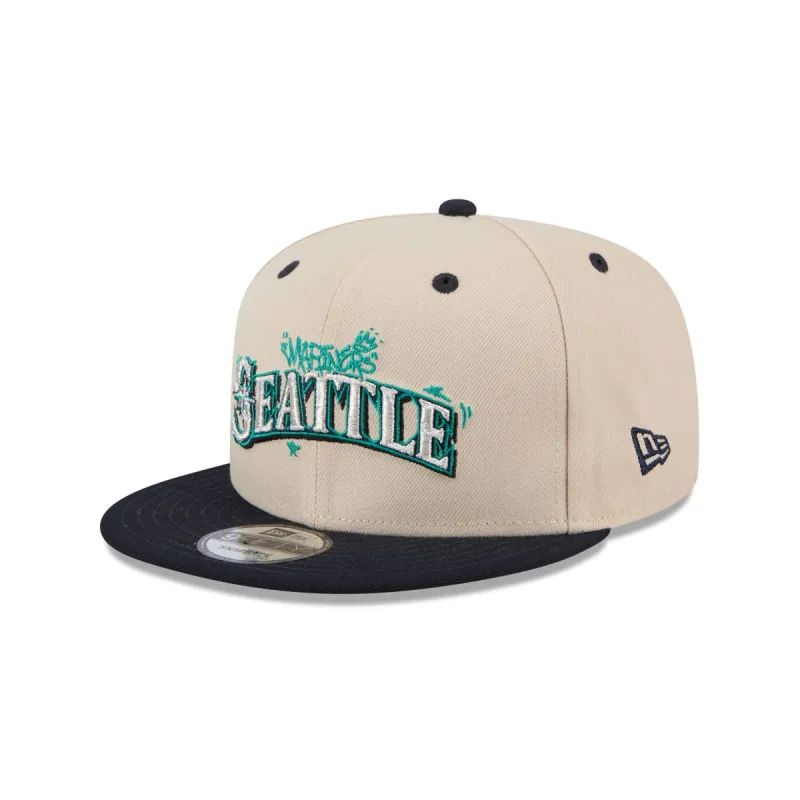 Seattle Mariners Team Art 9FIFTY Snapback Hat sold by New Era