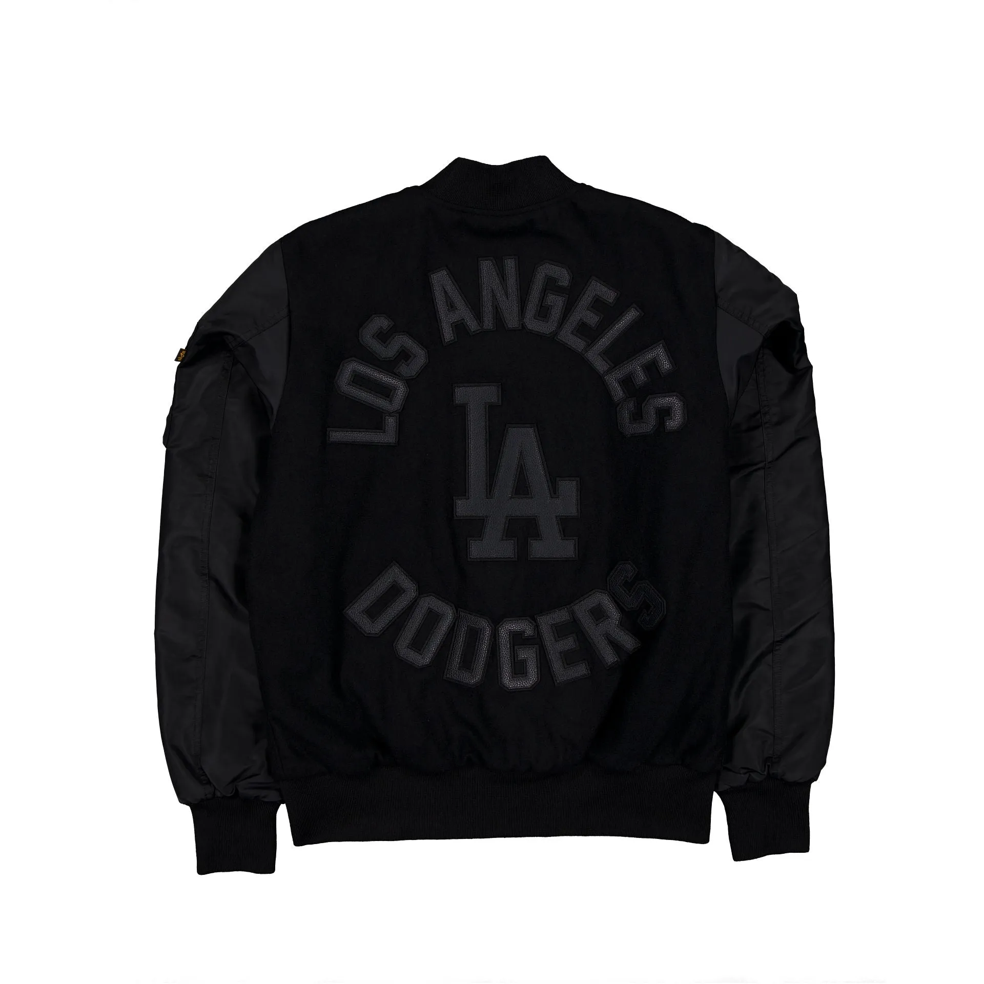 Alpha Industries x Los Angeles Dodgers MA-1 Wool Varsity Jacket Black sold by New Era product image thumbnail 2