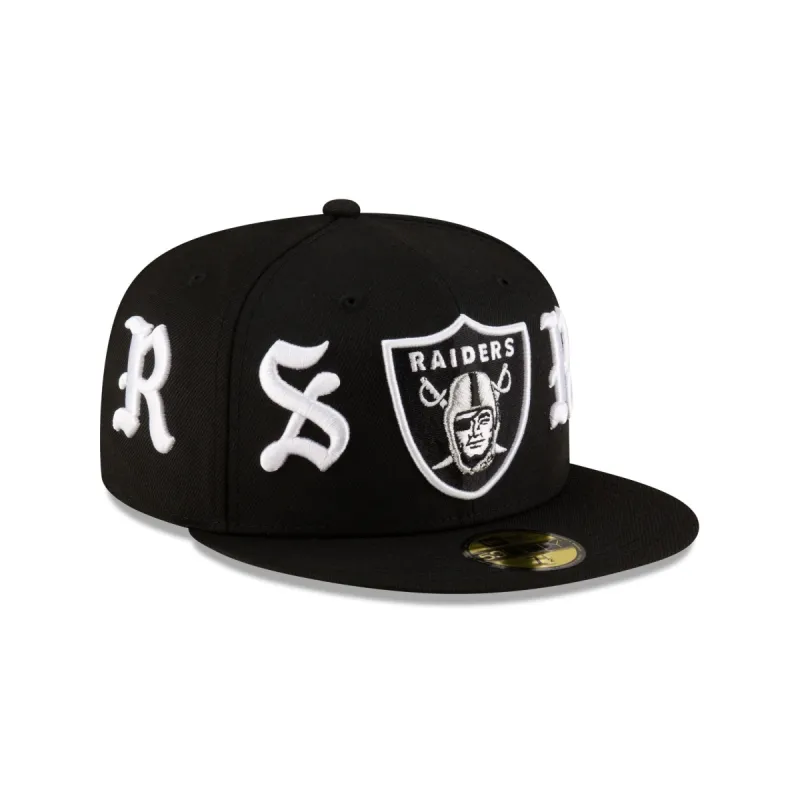 Born x Raised Las Vegas Raiders Wordmark 59FIFTY Fitted sold by New Era