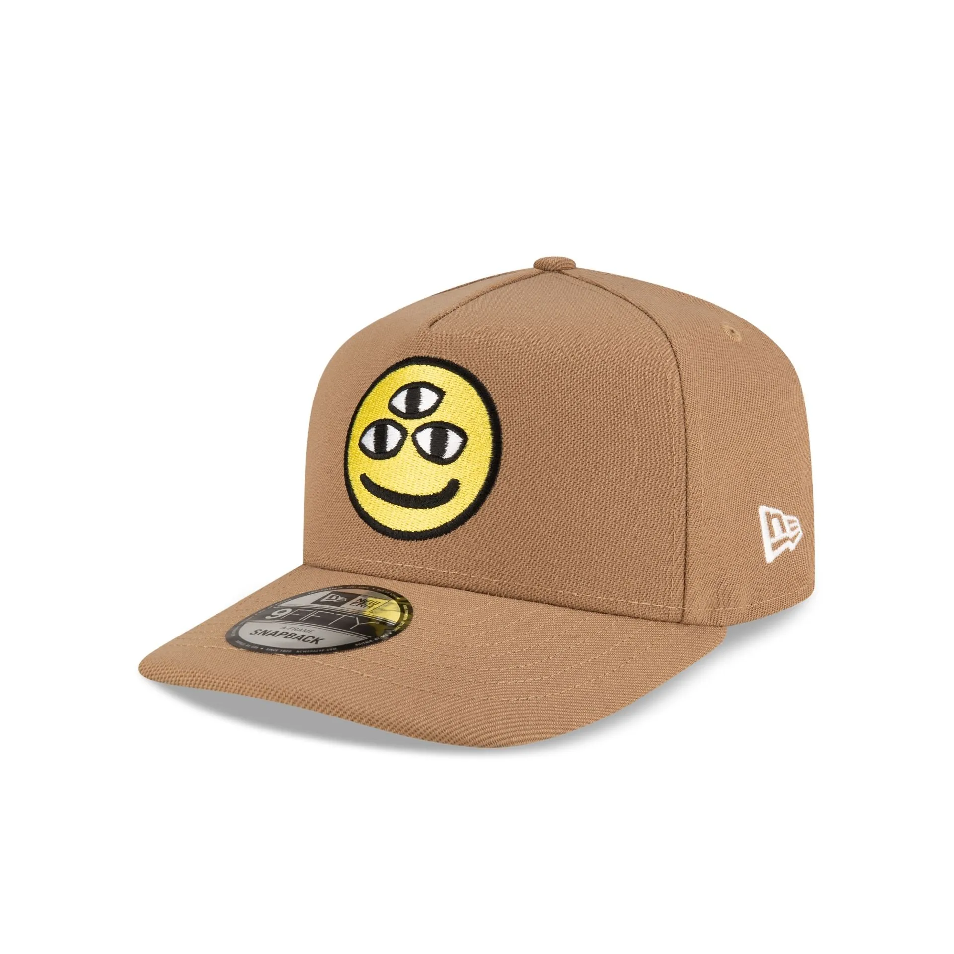 DISHIN® Khaki 9FIFTY A-Frame Snapback Hat sold by New Era