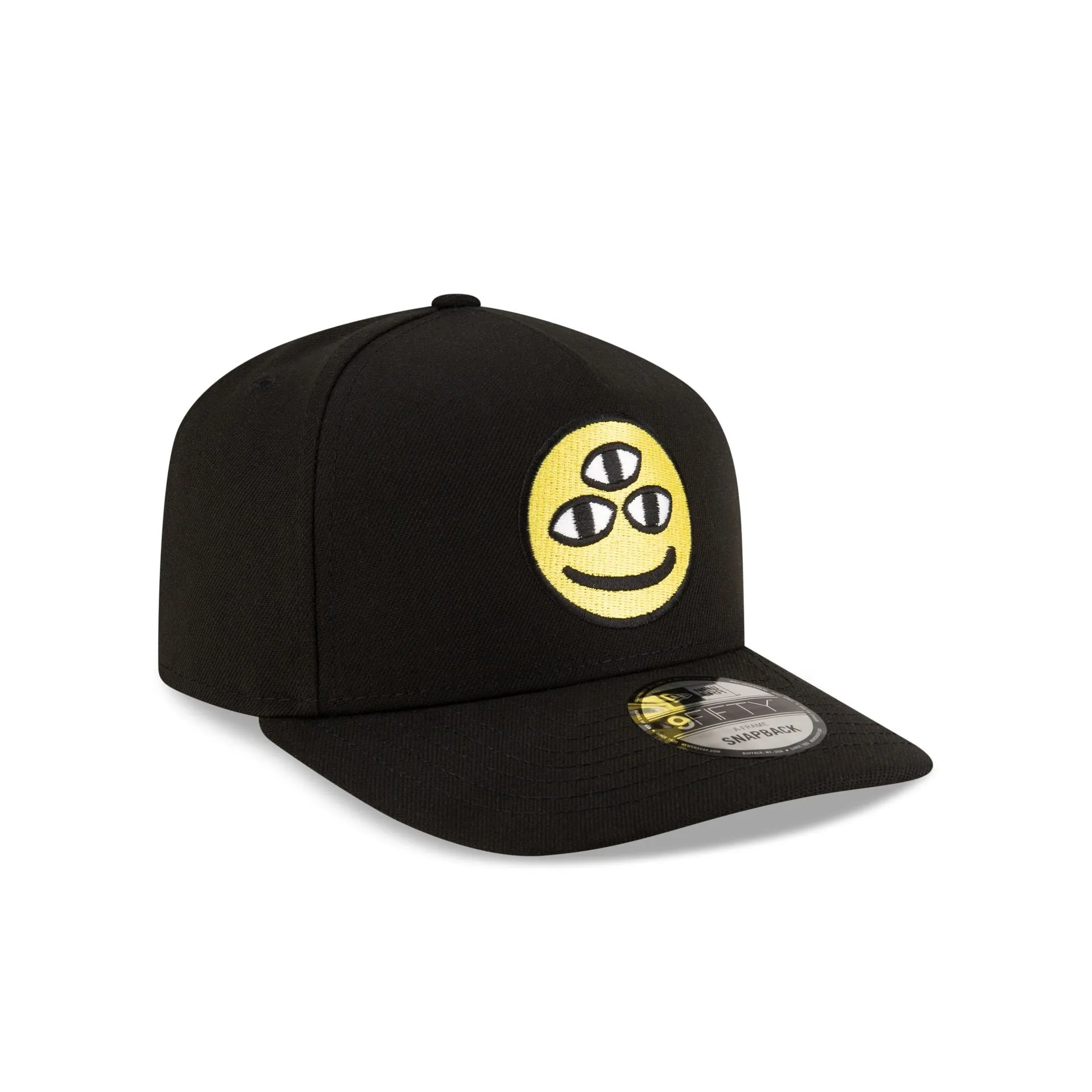 DISHIN® Black 9FIFTY A-Frame Snapback Hat sold by New Era product image thumbnail 3