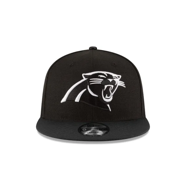 Carolina Panthers Black and White 9FIFTY Snapback Hat sold by New Era product image thumbnail 2