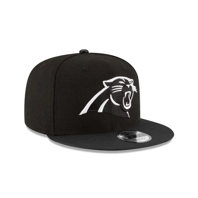 Carolina Panthers Black and White 9FIFTY Snapback Hat sold by New Era product image thumbnail 3